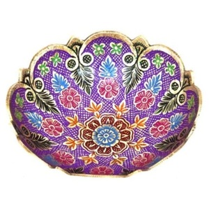 Tazón Decorativo de Metal Ecológico de Gran Capacidad, Tazón para Servir Frutas de Aluminio con Acabado Dorado - Product Image 2