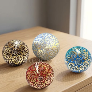 <b>Brass</b> Cabinet <b>Knob</b> Green Mosaic Pattern Modern Furniture Handle Eco-Friendly Durable Design for Wardrobe Kitchen Bedroom Drawers - Product Image 6