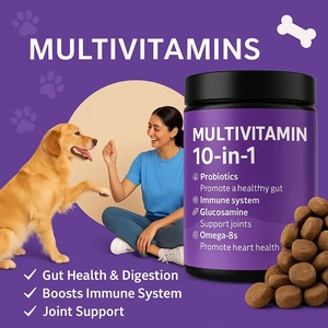 Multivitamínico 10 en 1 en Tabletas Masticables para Perros, 4 Mil Millones de UFC de Probióticos, Glucosamina, Omega-3, Apoyo para la Salud de la Piel y el Pelaje - Product Image 5