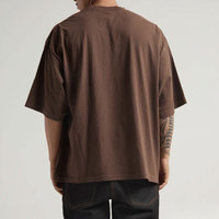 T-shirt respirant à manches courtes pour homme en polyester/coton épais 230g, imprimé inspiré de Shaka Wear, vente en gros