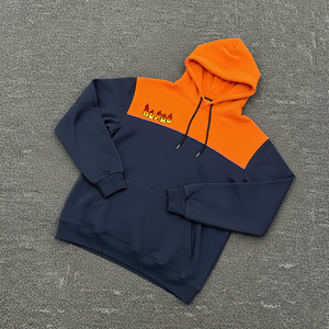 Sweat-shirts d'hiver de haute qualité pour hommes, 100% coton molletonné, coupe ample, couleur unie, logo brodé personnalisé - Product Image 1