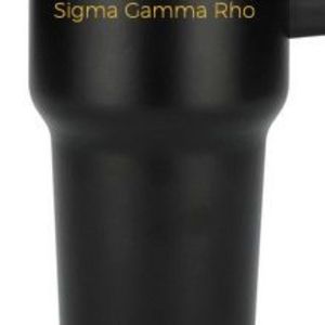 Women Greek Inspired Tumbler <b>Reusable</b> Insulated Travel <b>Cup</b> with Lid Sorority Style Drinkware for <b>Coffee</b> Water and Everyday - Product Image 6