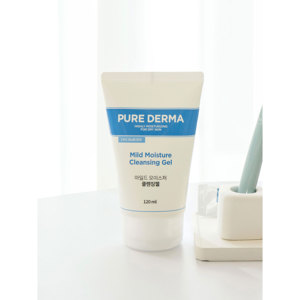 Purederma เจลล้างหน้าให้ความชุ่มชื้นอย่างอ่อนโยนขนาด120มล. ผลิตภัณฑ์ล้างหน้าสำหรับผิวกาย