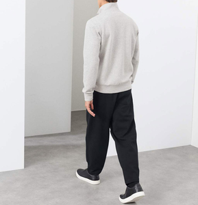 Felpa da <span class=keywords><strong>Uomo</strong></span> con Mezza Zip, Tinta Unita, Manica Lunga, Casual, per l'Autunno, <span class=keywords><strong>Tute</strong></span> Sportive da <span class=keywords><strong>Uomo</strong></span> - Product Image 4