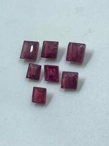 Spinelle rouge naturelle de haute qualité, 2,88 carats, 7 pierres taillées en coussin, origine LK, R.K. GEMS & JEWELLERY pour la fabrication de bijoux - Product Image 4