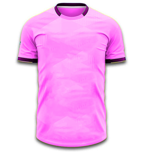 Maillot de football jaune pour homme, col rond, manches courtes, respirant, en polyester, vêtements de sport pour adultes, toutes saisons, impression sublimée - Product Image 2