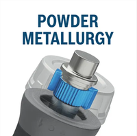 Jeu de tournevis à cliquet compact avec 6 embouts, support magnétique, couple élevé de 46 Nm, idéal pour les espaces restreints, usage domestique et industriel