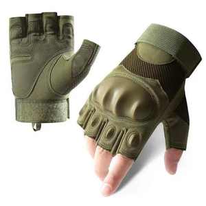 Guantes Deportivos de Invierno de Nailon Térmico con Medio Dedo para Correr, Transpirables, que Absorben la Humedad, para Clima Frío, Deportes al Aire Libre y Conducción - Product Image 4