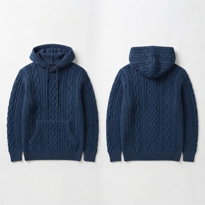 Sudadera con Capucha de Algodón Grueso Unisex, Estilo Regular con Hombros Caídos, Personalizable con Bolsillo, Directo de Fábrica - Product Image 4