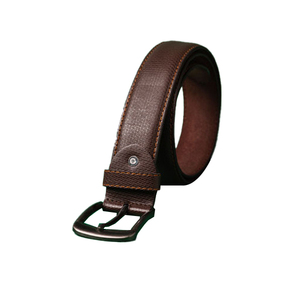 Ceinture Homme en Cuir Véritable de Vachette, Nouvelle Boucle Ardillon en Alliage Métallique, Marque de Luxe pour Adulte, Idéale pour Jeans et Tenues Décontractées ou Professionnelles - Product Image 1
