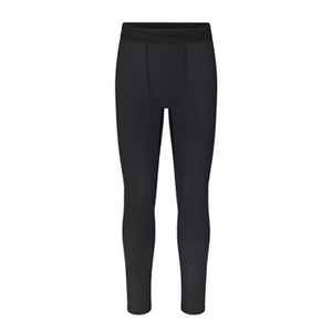Leggings de compression longs pour hommes, couleur noire unie, taille élastique, en Spandex et Nylon - Product Image 1