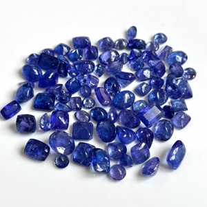 High Quality Natural Tanzanite Faceted Loose Gemstone for Jewelry Making Blue Tanzanite Oval Pear <b>Round</b> Heart Cut Wholesale Lot - Product Image 5