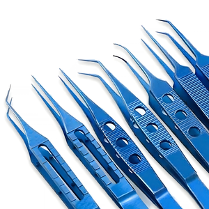 7 Pièces Pinces de précision manuelles FUE pour greffe de cheveux, en acier inoxydable de qualité chirurgicale, réutilisables, ergonomiques, pour follicules pileux - Product Image 3