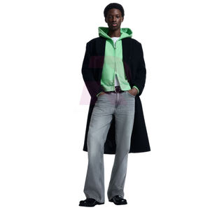 ผู้ผลิตเสื้อผ้าขายส่งเสื้อฮู้ดดี้เดนิมคุณภาพสูงแบบ OEM สำหรับผู้ชาย เสื้อผ้าแบบ Unisex สวมใส่สบายทรงปกติ ผลิตตามสั่ง 100% สำหรับฤดูใบไม้ร่วง - Product Image 2