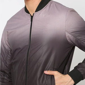 Chaqueta Bomber Casual para Hombre, Estilo Urbano, con Cierre Completo, Cuello de Punto Acanalado, Ropa Exterior Premium, Proveedor Mayorista - Product Image 4