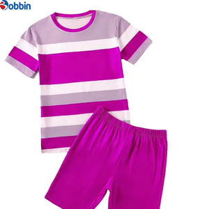Top Trending Hot Selling Hip Hop Casual Women's Summer Casual Stretch Stripe Design 2 <b>Pc</b> T-shirt and Shorts <b>Set</b> Women's <b>Sets</b> - Product Image 4