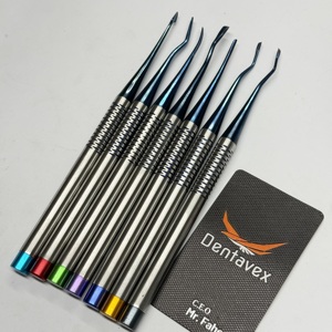 Dentavex Corporation - Juego de 7 Elevadores de Raíces Dentales para Implantes, Cuchillos de Extracción, Instrumentos Dentales de Acero Inoxidable Alemán - Product Image 5