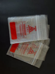 Bolsas de Seguridad para Muestras Biológicas Peligrosas de LDPE, para Transporte de Muestras Médicas, con Cierre Impreso en Huecograbado y Bolsa para Documentos - Product Image 3