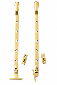 Solid Brass Casement Window Stay <b>12</b> Inch 5mm Thickness Modern Design Rust-Proof Low Noise Durable Finish Sliding Door Hardware - Product Image 1