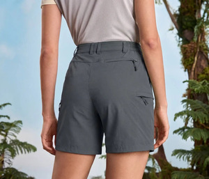 Pantalones Cortos Cargo para Mujer Timelywear, Cintura Media, Ajuste Elástico, Secado Rápido, Transpirables, Impermeables, 100% Algodón, Estilo Urbano, Color Sólido, con Bolsillos - Product Image 5