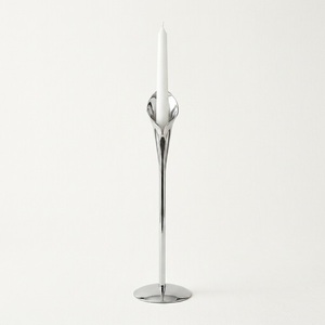 Latest <b>Copper</b> Metal Candlestick Holder Handmade Geometric Double Loop Taper Candle Stand For Wedding Party Hotel Dining <b>Table</b> - Product Image 5
