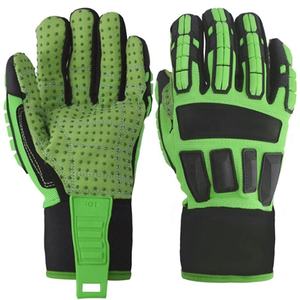 ถุงมือทำงานนิรภัยสำหรับงานอุตสาหกรรม  หนังสังเคราะห์  ซิลิโคนกันลื่น  ลายพิมพ์  สำหรับงานน้ำมัน  TPR ป้องกันแรงกระแทก  ป้องกันการบาด  ทนทานต่อการใช้งาน - Product Image 4