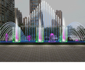 Fontaine d'eau musicale miniature pour jardin Horticlub Flower Basket Dancing LED avec construction en acier inoxydable pour utilisation en extérieur - Product Image 4