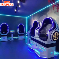 360 VR Egg Chair avec support Furry 1 grand oeuf en surplus de stock Q-360R coussin 2 personnes produit de sport et de divertissement