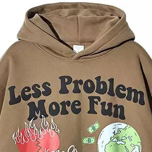 Sweat à capuche pour homme 100% coton, hiver, avec logo sur le devant - Streetwear décontracté - Product Image 1