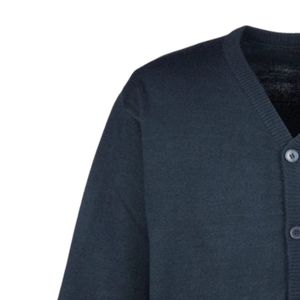 Cardigan brodé pour homme en maille douce, boutonné sur le devant, à manches longues, décontracté, pour l'hiver, vêtement de mode - Product Image 3