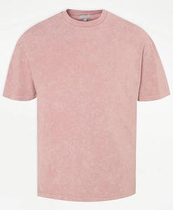 T-shirt Oversize 240 GSM Délavé à l'Acide, Streetwear Homme, Logo Personnalisé, Coton Épais, Vente en Gros OEM, 100% Coton - Product Image 2