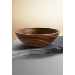 Ensaladera Grande de Madera de Acacia Real, Tazón para Frutas, Accesorios de Mesa, Tazón para Servir Alimentos Hecho a Mano, Último Modelo - Product Image 6