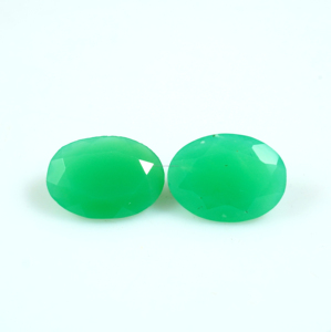 Crisoprasa Australiana Natural de Primera Calidad al por Mayor, Forma Ovalada Facetada Verde, 12x8x5 MM, Cabujones Sueltos para Fabricación de Joyas - Product Image 2