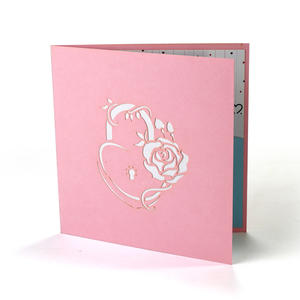 Collection 3D Pop-up Greeting Card to Happy Valentine's Day with <b>Sweet</b> <b>Love</b> and <b>Heart</b> Grows wings From HMG Supplier - Product Image 4