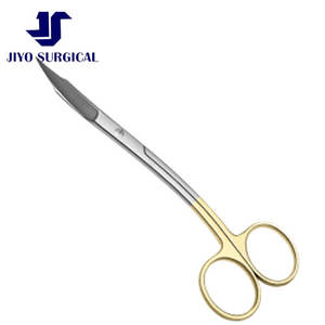 Tijeras Goldman Fox de 13 cm, Rectas y Curvas, Instrumento Quirúrgico Dental de Acero Inoxidable para Cortar Tejidos - Product Image 6