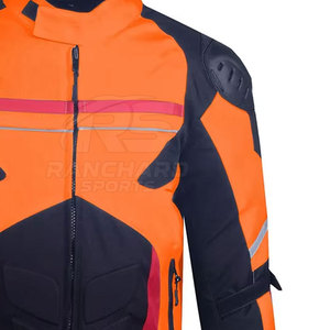 Leather Motorbike Jacket Men Protective Riding Gear Durable Racing Street Streetwear Adventure Fashion Premium Quality Fit Style - Product Image 3