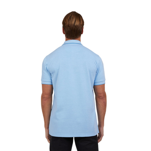 Chemise décontractée pour homme 100 % coton, unie, infroissable, séchage rapide, respirante, 180 g, boutonnée, manches courtes, tricotée, coupe classique, logo personnalisé - Product Image 2