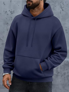 เสื้อฮู้ดดี้สั่งทำพิเศษ 500 GSM 600 GSM ทรงหลวมสำหรับผู้ชาย ผ้าฝ้าย 100% คุณภาพสูง หนัก น้ำหนักมาก - Product Image 3