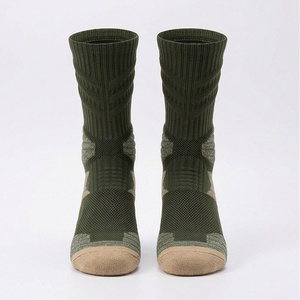 Crew Athletic <b>Socks</b> Green Breathable Polyester Spandex <b>Running</b> Support Men Women Summer Sport <b>Socks</b> - Product Image 1