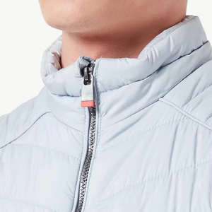 Gilet matelassé sans manches pour homme, chaud et épais, design brillant, avec logo personnalisé, service OEM - Product Image 4