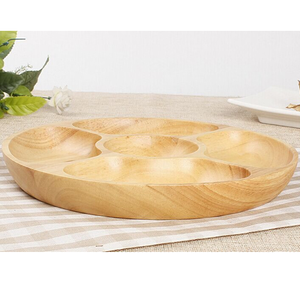 Plateau décoratif en bois pour fruits secs, design abstrait, style rustique, plateau de service multifonctionnel, bois artisanal - Product Image 3