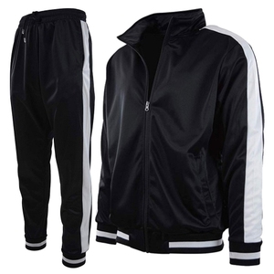 Custom Logo Winter Casual Printed Men <b>Polyester</b> <b>Tracksuit</b> Set Lightweight Breathable Quick Dry Jogger Suit Gym Workout - Product Image 1