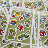 Étiquettes en papier autocollantes sur mesure non laminées, impression de logo OEM ODM, usine au Vietnam