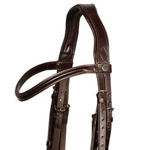 Brida de Cuero Italiano de Primera Calidad, con Diseño Anatómico y Hebillas de Acero Inoxidable Ajustables, para Montar a Caballo - Product Image 2