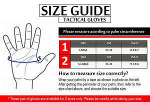 Gants tactiques en cuir pour l'entraînement en salle de sport, les activités de plein air, la randonnée, la chasse et les sports – Meilleures ventes, gants à doigts complets - Product Image 6