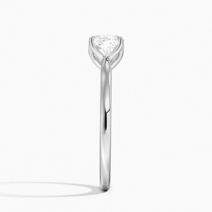 Anillo BOJ 036 con Corte Cojín, Plata 925, Elodie, Chapado en Rodio, Anillo de Boda, 2ct, Color D, VVS1, Moissanita, Certificado GRA, Precio Bajo - Product Image 3