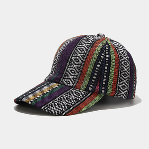 Luxury <b>Purple</b> Women <b>Hat</b> Vintage Ethnic Style Men Baseball Cap Summer Vacation Travel Trucker <b>Hats</b> - Product Image 4
