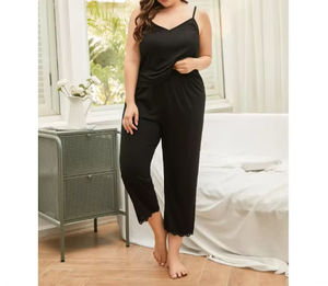 Camisón para Mujer, Ropa de Dormir para Mujer, Talla Grande, Camisón de Dos Piezas para Mujer, Precio Económico, OEM - Product Image 6