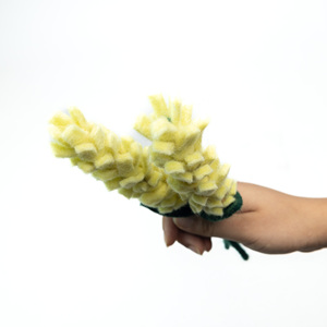Tallos de Flores de Jacinto de Fieltro Hechos a Mano, Flores Artificiales de Fieltro al por Mayor, Flores Amarillas para Decoración de Primavera, Decoración de Bodas - Product Image 5