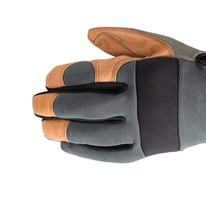 Gants de travail professionnels en cuir de vachette de bonne qualité, résistants à la chaleur, pour le jardinage, la menuiserie et la sécurité. - Product Image 4